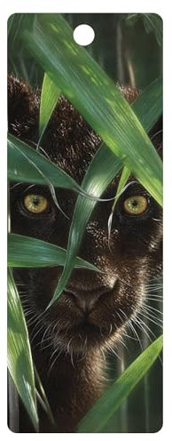 3D LiveLife Lesezeichen - Wild Eyes von Deluxebase Ein Tiger-Lesezeichen mit linsenförmigem 3D-Kunstwerk, lizenziert vom renommierten Künstler David Penfound