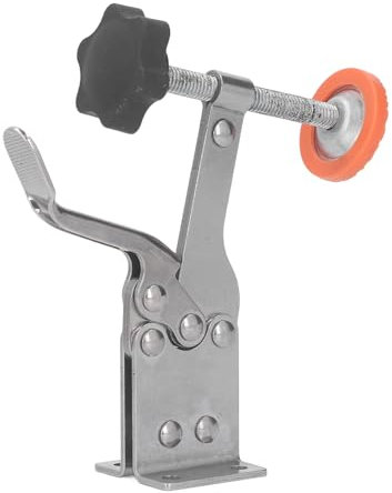 Toggle Clamp Heavy Duty Large Hold Down Clamp Hand Tool Quick Release Push Pull Stainless Steel for Hinge Positioning,Cabinet Door Wardrobe, Woodworking Opening Aids