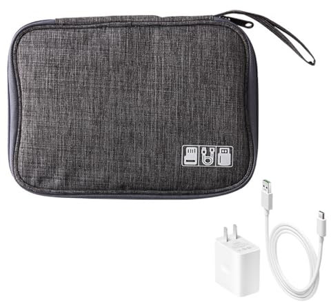 Elektronische Organizer Tasche - Kabel, Festplatten, Powerbank & SD Karten Case - Reise Zubehör