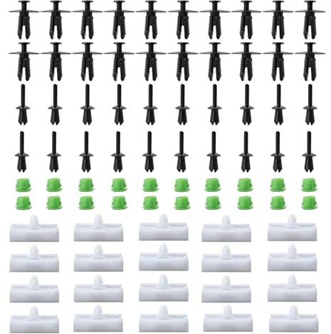 20 Stück Seitenschweller Clips Kit Zierleisten Kompatibel mit BMW 3er E36 316i 318i E46 E90 Türverkleidungen Befestigungs Clips, Fester Nietensatz 51711932996 551008 0141033 51118174185 51728184574