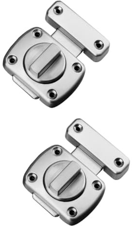 ARTIBETTER 2 Pièces verrou loquet de porte moustiquaire serrure à glissière pour porte serrure porte serrure porte wc serrures et loquets de porte moustiquaire loquet coulissant