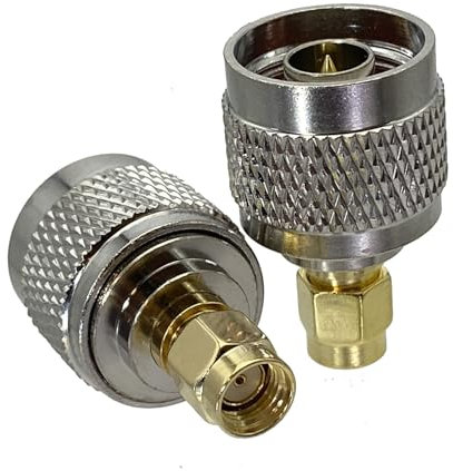 Adaptateur de Conversion 10 pièces N prise mâle vers RP SMA mâle Jack connecteur Coaxial RF for bornes de fil WIFI 50ohm