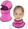 GOZINA Sturmhaube Kinder, Winter Winddicht Sturmmaske Junge Mädchen 2-5 Warm Balaclava Skimaske Sturmhaube Mütze mit Halswärmer Sport Radfahren Skifahren (DE/NL/SE/PL, Alter, 2 Jahre, 5 Jahre, Rosa)