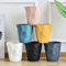 LIUZIKUN Papelera, Papelera Irregular, Papelera Moderna, Papelera, Papelera, Papelera, Flor