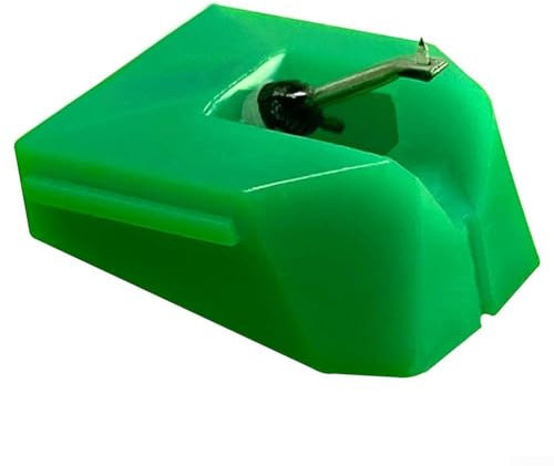 Audio-Technica AT-VMN95E Plattenspieler-Nadel, kompatibel mit AT-LP120X Plattenspieler-Kartusche, grüner elliptischer Stylus für VM95-Serie, 1,8–2,2 g Tracking Force