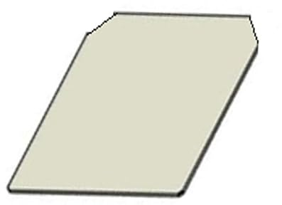 Vetro Ceramico Ricambio PER STUFA LINCAR Mod. Monellina 176 N-NL - Biricchina 156
