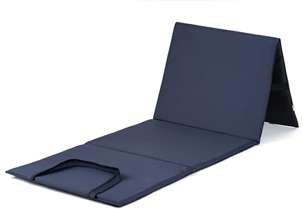 GREMEX Strandmatte Gepolstert Faltbar 200x62 cm - Schaumstoffmatte für Camping und Badeurlaub - Wasserabweisend, Klappbar und Ideal als Picknickmatte oder Outdoor Matte - für Urlaub und Reise