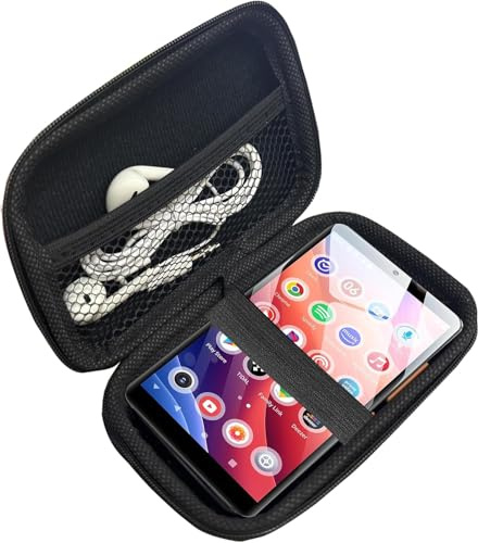 Compatible with Oilsky MP3 Player Case, Blueshaweu Durable EVA Carrying Case, Shockproof & Lightweight Protective Cover Compatible for Oilsky M502 5.5 MP3 Player (Black)