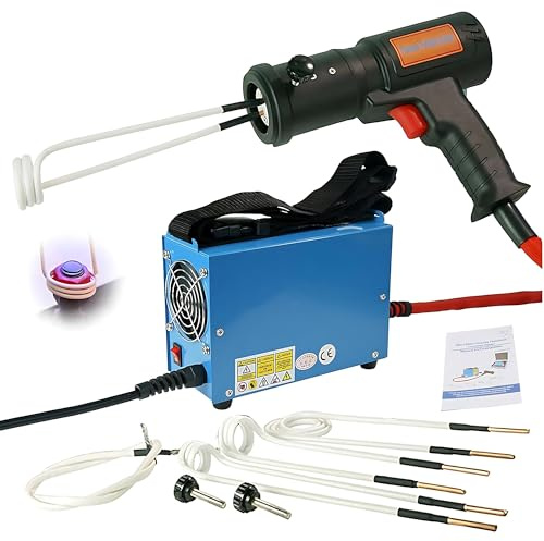 Kit De Chauffage à Induction Magnétique, Chauffage à Induction Pour Dévissage De Boulons, Outil à Main à Induction 1500w Pour Retirer Les Vis Rouillées Et Outil De Chauffage Par Induction