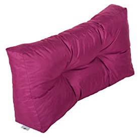 Palettenkissen Outdoor Farbe: FX03 Violett, Größe: 80 x 40 x 10/20 cm Keilkissen