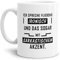 Tasse mit Spruch Fließend Ironisch - Kaffeetasse/Mug/Cup - Qualität Made in Germany
