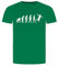Evolution Handball T-Shirt - Handballer Handballspiel Werfen Sprungwurf Grün S