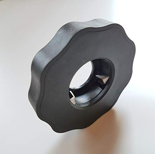 EasyDrehFix Flaschenöffner Aufschraubhilfe Öffnungshilfe Senioren Blau (Schwarz)