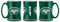 Boelter Brands NFL New York Jets Mugcoffee-Becher, 400 ml, geformtes Relief 2019, Teamfarben, Einheitsgröße
