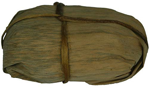 3x100% traditionelle afrikanische schwarze Seife-Black Soap Alata (In Banenblatt mit Plastik)