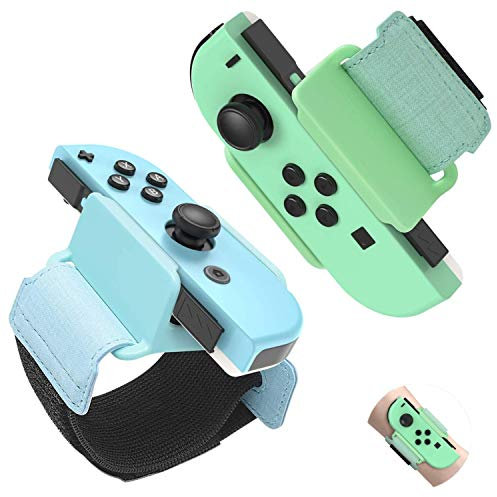 FANPL Upgrade-Handgelenkbänder, kompatibel mit Dance 2025/2024/2023/2022, verstellbares Gummiband für Switch und OLED JoyCon-Controller, geeignet für Erwachsene und Kinder, 2 Stück (für Animal