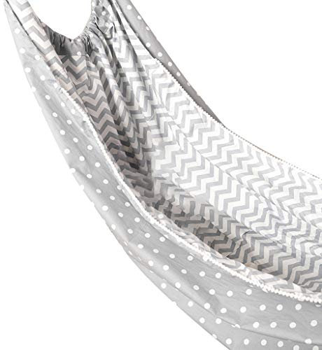 kdjsic Columpio de Hamaca para niños, Bolsa de Tela de algodón para niños, Silla, habitación de bebé, decoración del hogar, Cesta Colgante para Interior y Exterior