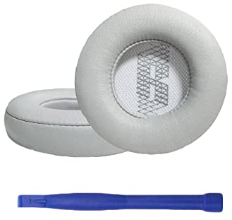 Aiivioll Ersatz Ohrpolster Kompatibel mit JBL Live 400BT Wireless Over-Ear-Kopfhörern Ohrpolster Headset Ohrpolster Protein PU-Leder-Ohrpolster Reparaturteile(Grau)