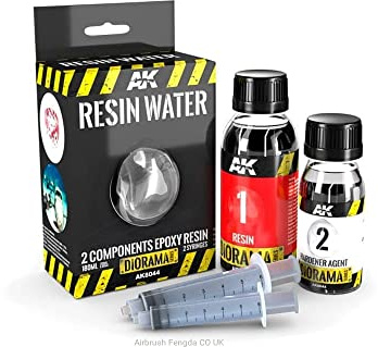 AK DIORAMA AK8044 RESIN WATER 2-COMPONENTS EPOXY RESIN - 180ml