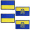 4pcs Ukrainian Flag Embroidery Patches Vintage Badge Flag Ornament for Decorating Clothes, Uniforms, Backpacks, Hats, Shoes, Jackets, Handbags Badge 8 * 5cm