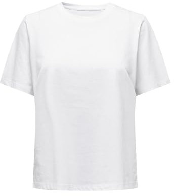 Vero Moda Women's OnlONLY S/S Tee JRS Noos White