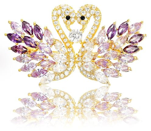 Broche de ruban floral, broche de Cristal Vintage élégant et unique, broche de strass de mode, badge, accessoire cadeau de bijoux, bouton de strass