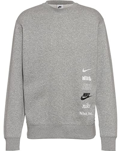 Nike Herren NSW Club Sweatshirt grau M