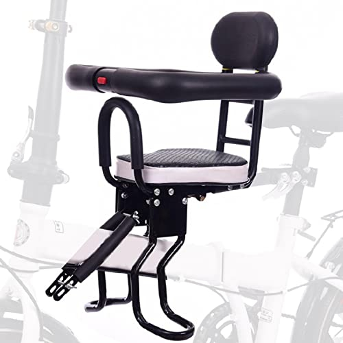 kyaoayo Kindersattel Fahrrad Vorne Babysitz, Kinderfahrradsitz,Vordersitz Kinderfahrradsitz, Sicherheit Kind Fahrradsitz Fahrrad, Vordersitz Kindersitz Pedal, für Kinder Sattel MTB Rennrad mit Griff