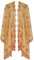 keland Damen Festlich Spitze Stola Bolero Schal Tuch Schultertuch Umhang Cape Pashminas Schaltuch (A-Gold)