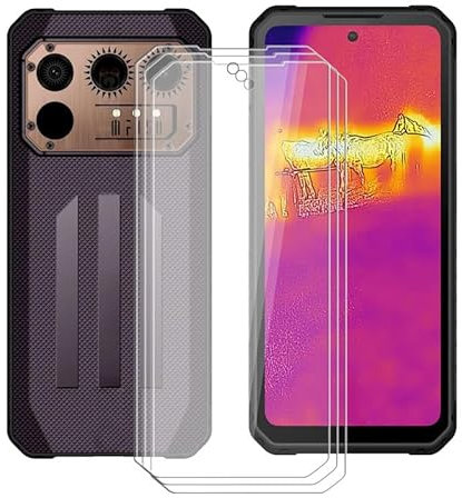 AQGG 3 Stück Schutzfolie für IIIF150 Raptor (6.80) Displayschutzfolie, 9H Härte Folie HD Klar Schutzglas, Kratzfestnzer Anti-Bläschen gehärtetes Glas Schutz Screen