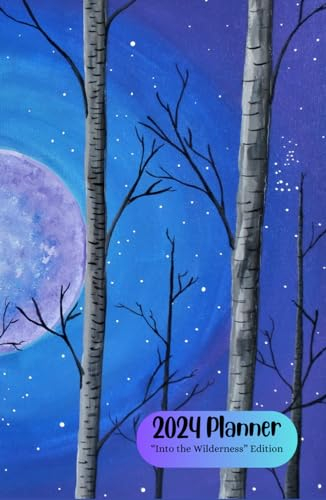 2024 Planner - Journal Monthly Weekly Daily Yearly Annual Schedule Book - Lucid Libra Artwork