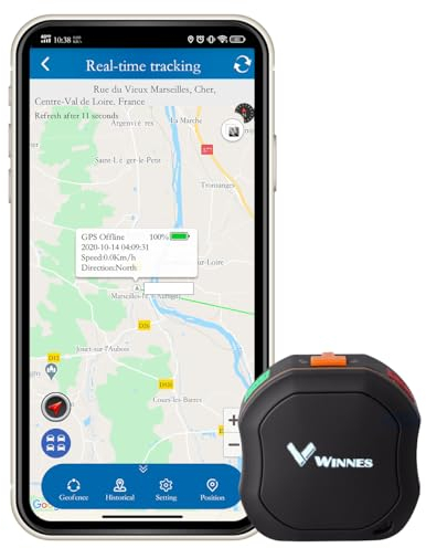 Mini Traceur GPS Antivol pour Voiture Moto Tracker GPS Enfant avec SOS Alarme SMS Traqueur GSM avec Recharge de Batterie Pas Limite Distance Localisateur APP sans Abonnement Carte SIM Requise TK109