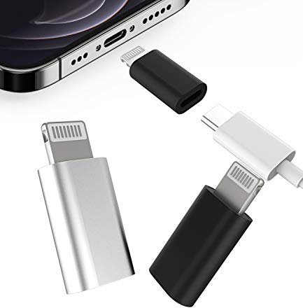 Adattatore da USB C a Lightning (3 Pack) Type-c Femmina Jack Cavi per Apple Maschio Spinotto Convertitore Type C Cavo Presa Accessori per iPhone 14 13 12 11 Pro Max 7 8 Plus X SE XS XR per iPad Air