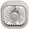 LYEAA Sortie d'air de voiture Mini climatiseur lumière LED colorée refroidissement à faible bruit ventilateur silencieux portable 3 vitesses USB créatif éblouissant petit ventilateur