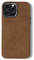 ALTRAALMA Alcantara Handytasche für iPhone 15 Serie, Kompatibel mit Magsafe Wireless Charging, Alcantara Full-Wrap Handytasche (iPhone 15 Pro, Braun)