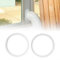 2 Stück Klimaanlage auspuffrohr snap Ring Rohrklemmring Rohrschnappring für mobile klimaanlage auspuffrohr gelenke(15cm)