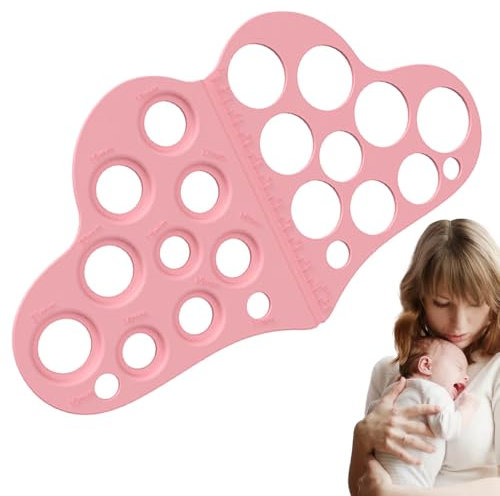 PhnkjGh Silicone Flange Size Measure for Nipples,Silicone & Soft Flange Size Measure for Nipples | Silicone Soft Nipple Flange Measure, Nipple Measuring Tool for Accurate Sizing