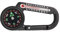 Hattba Kompass-Karabiner, multifunktionaler Thermometer-Schlüsselanhänger, Schlüsselanhänger für Wandern, Camping, Klettern, Jagd, Reisen