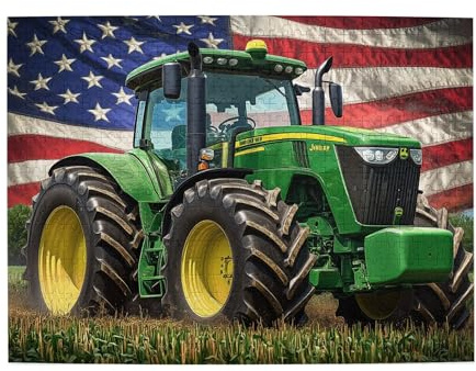 Vextrovia Holzpuzzle Erwachsene American Farm & Traktoren Holzpuzzle Puzzles für Erwachsene 500 Teile Bauernhof Traktoren Puzzles Geeignet für Unterhaltung mit Familie während der Ferien