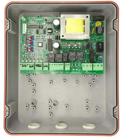 Placa de control ERREKA VIVO M101 para puertas batientes de 1 hoja, Negro