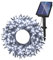 Ollny Solar Lights Outdoor Garden 20m 200 LEDs Fairy Light, Waterproof Cool White String with 8 Modes Large Capacity, Outside Decorative Lighting for Tree Fence Gazebo Patio Camping Decorations