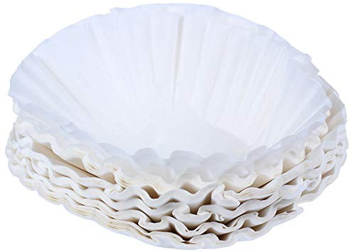 Asyduey 500PZ 25Cm Fogli Filtro per caffè Commerciale Americano Cestino di Carta Filtri per caffè Articoli per caffè Filtri per caffè ()