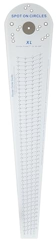 Spot On Kreisschneider-Fräservorrichtung, Frässtifte, perfekte Kreise von 17,8 cm bis 132,7 cm D, Kreisführungs-Set inklusive Zentrierscheibe und Drehstiften, passend für die meisten gängigen