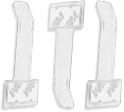 KEQAR 3 Pezzi Portadocumenti Auto Trasparente, Porta Parkticket per Parabrezza, Clip Indipendente per Parcheggio, Supporto per Schede Auto, Porta Documenti Auto (Trasparente)