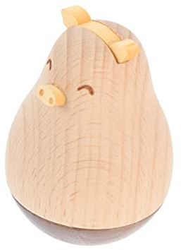 MAGICLULU Tierfigur Holzente Tischtierfigur für Fenster und Arbeitszimmer | Elegantes Design, Holzmaterial, Charmante Deko für Zuhause und Büro, Weihnachtlicher Akzent
