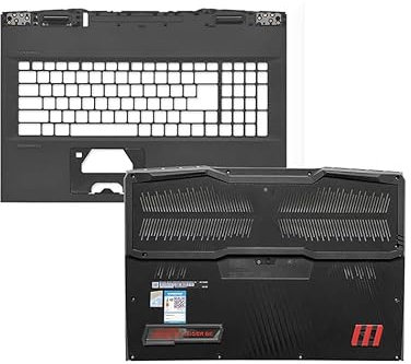 Custodia per poggiapolsi superiore e copertura inferiore del telaio compatibile con modelli di laptop MSI Raider GE77 HX GE77HX 12U MS-17K5