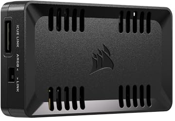 CORSAIR COMMANDER DUO iCUE LINK RGB Lighting and PWM ARGB Fan Controller – Control 12 Daisy-Chained PWM Fans, Two Flexible Temperature Sensors Included – Black