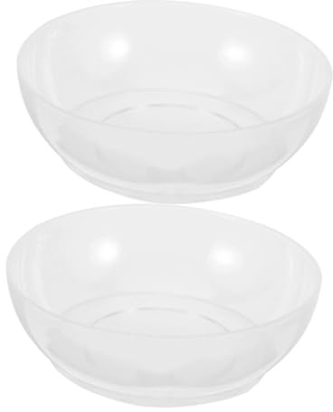 ELAYARD 2pcs Plastic Kitchen Scale Tray 600ml Measuring Dish | Measuring Scales Kitchen, Dieting and Baking Use, Easy-clean Space-saving Design
