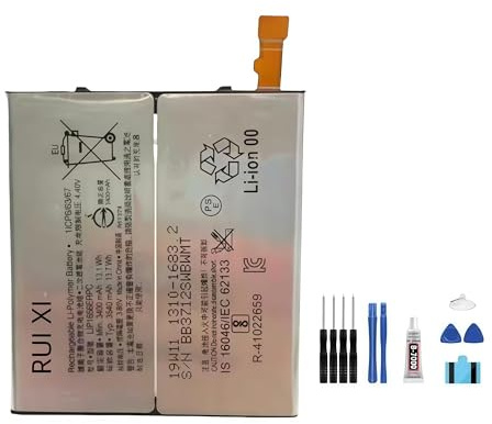 RUI XI Akku kompatibel für Sony Xperia XZ2 Premium H8166 H8116 SOV38 PF12 3540 mAh 3,85 V LIP1656ERPC Handy-Akku