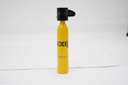 CCAUUB Mini bouteille de plongée 0,5 l avec pompe manuelle haute pression et manomètre